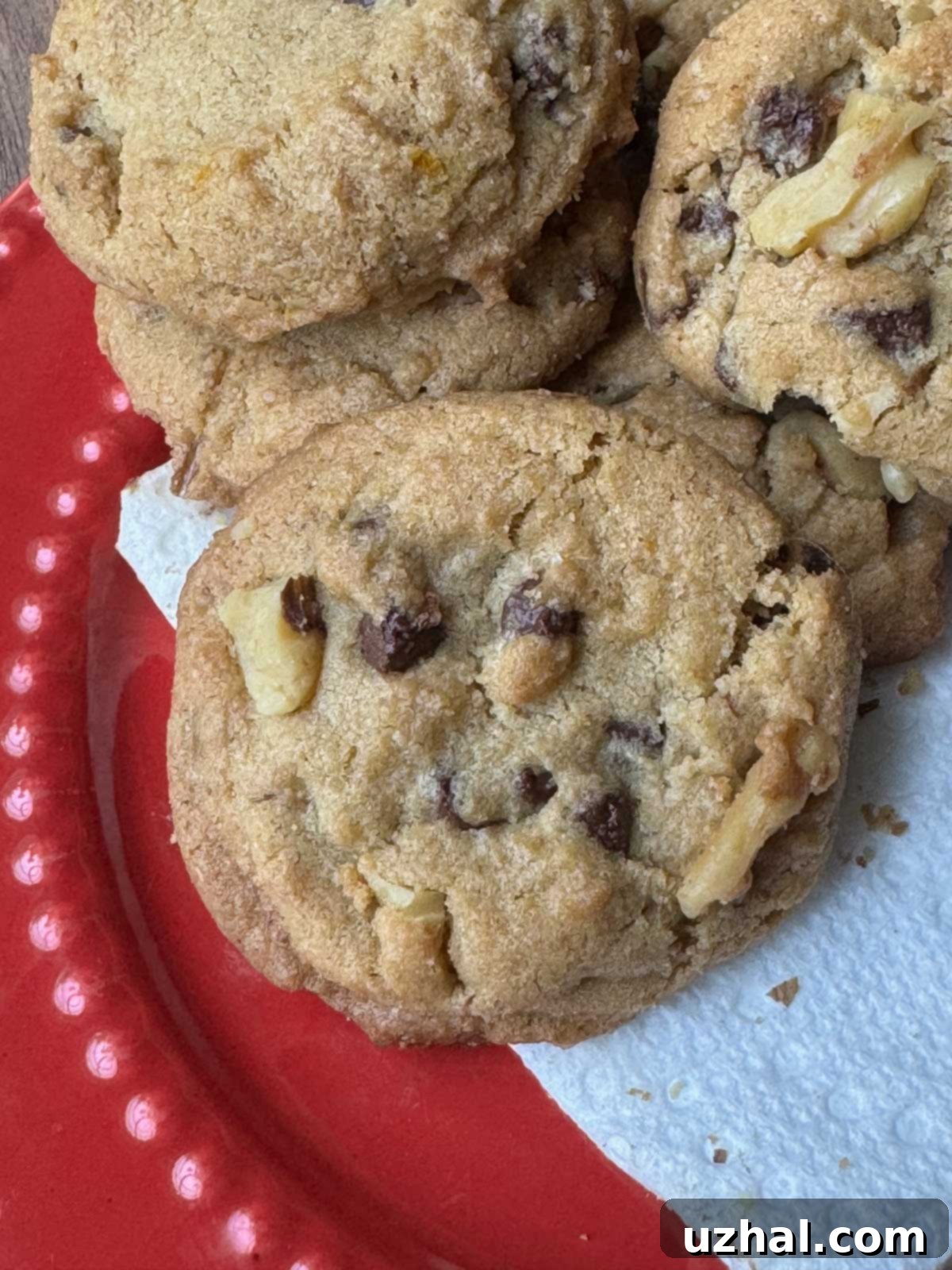 Heavenly Brown Butter Oatmeal Chocolate Chip 2 Perfectly baked crunchy brown butter oatmeal chocolate chip cookies