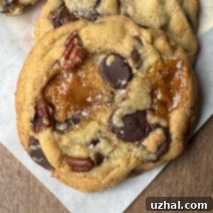 Salted Caramel Chocolate Chunk Cookies recipe photo