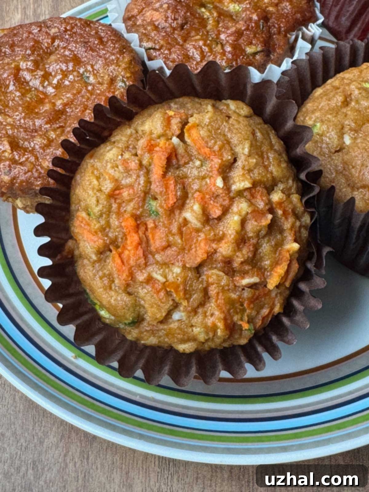 Deliciously Low Carb Morning Glory Muffins 2 Low Carb Morning Glory Muffins with Oat Fiber, a healthy and delicious breakfast option