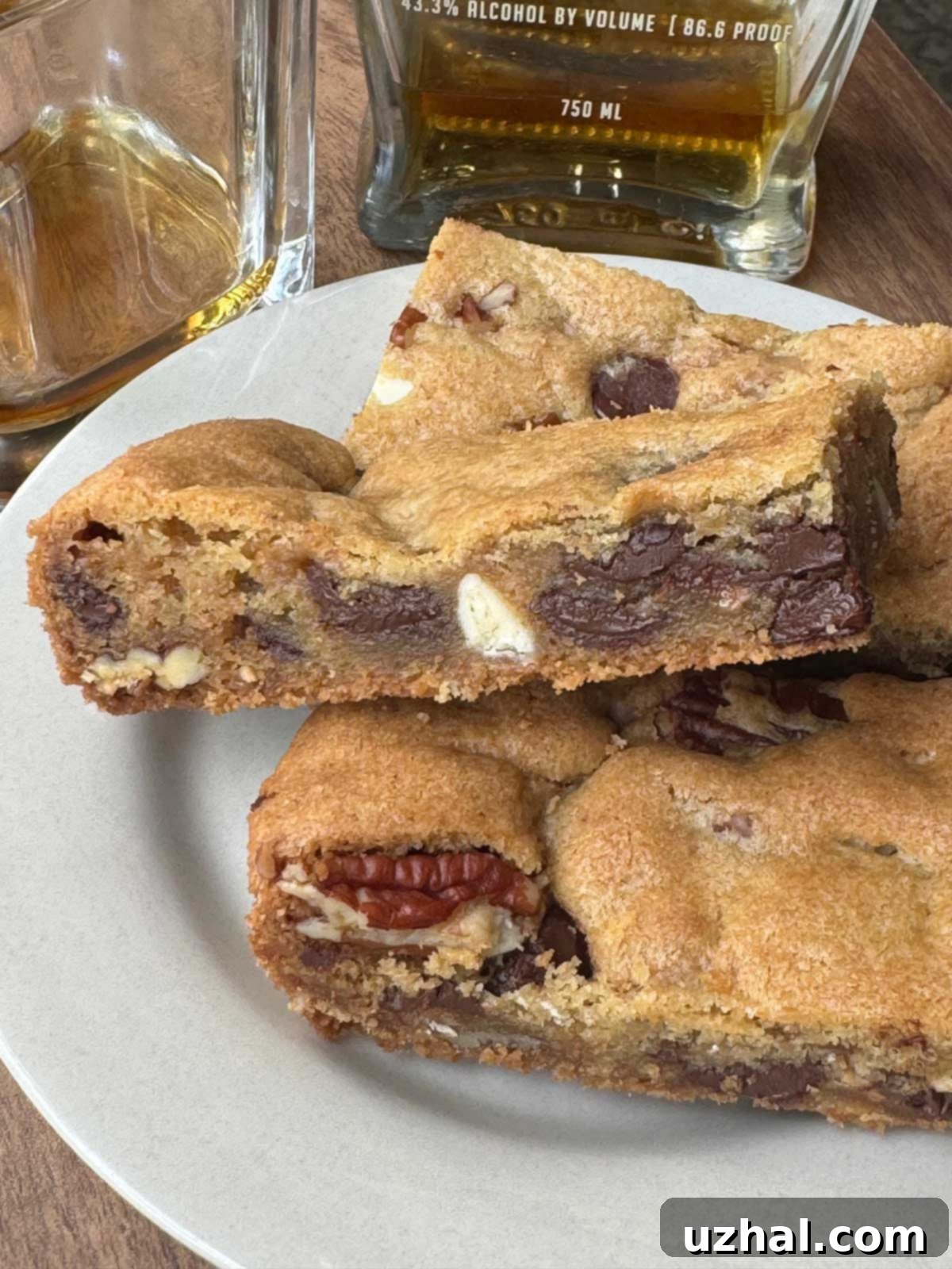 Delicious Brown Butter Bourbon Bars with toasted pecans, perfect for any celebration.