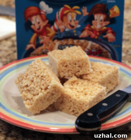Delicious and gooey Giant Rice Krispy Treats