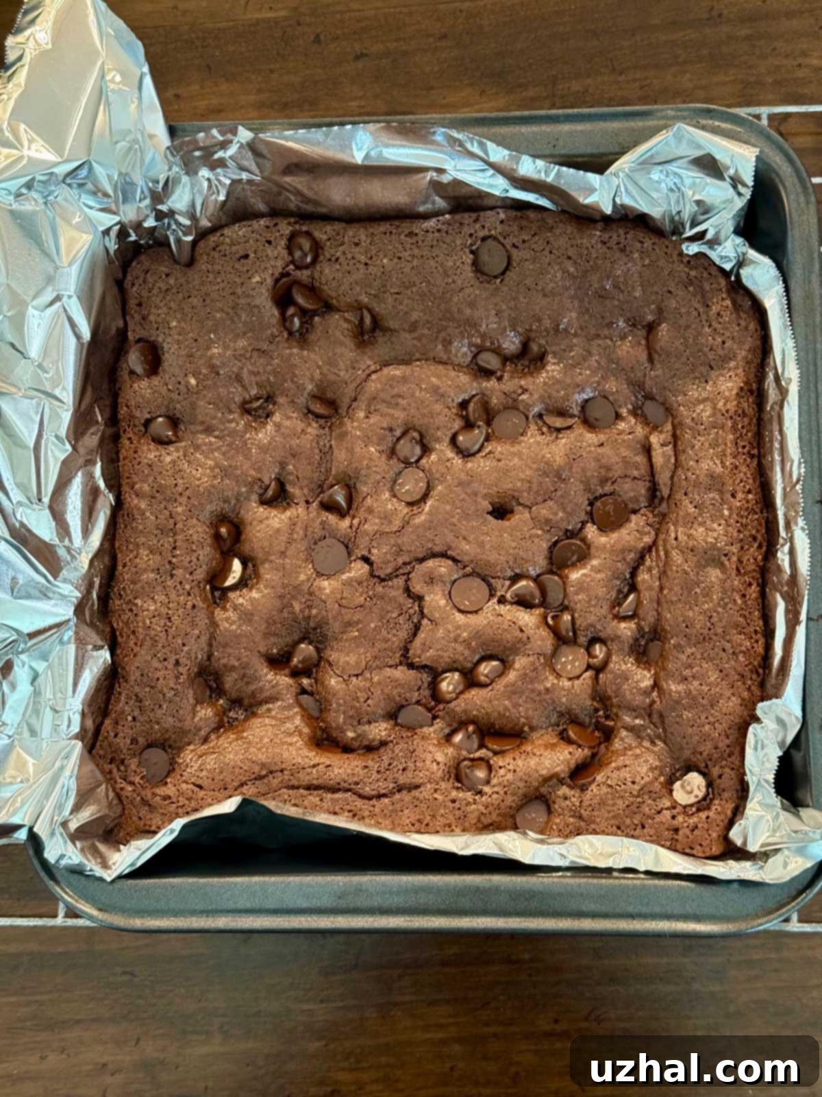 Decadent Hazelnut Brownies 3 8-Inch square pan gluten-free brownies made with Bob's Red Mill hazelnut flour