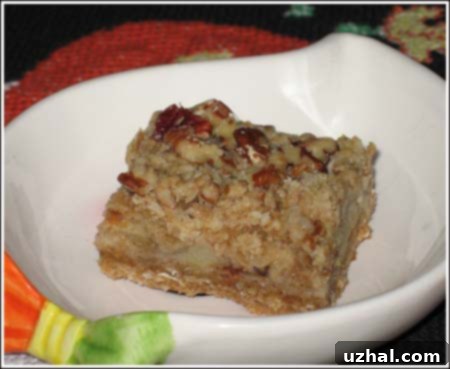 apple crumb bars