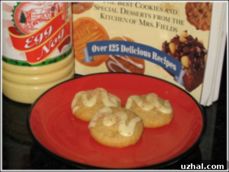Eggnog Cookies