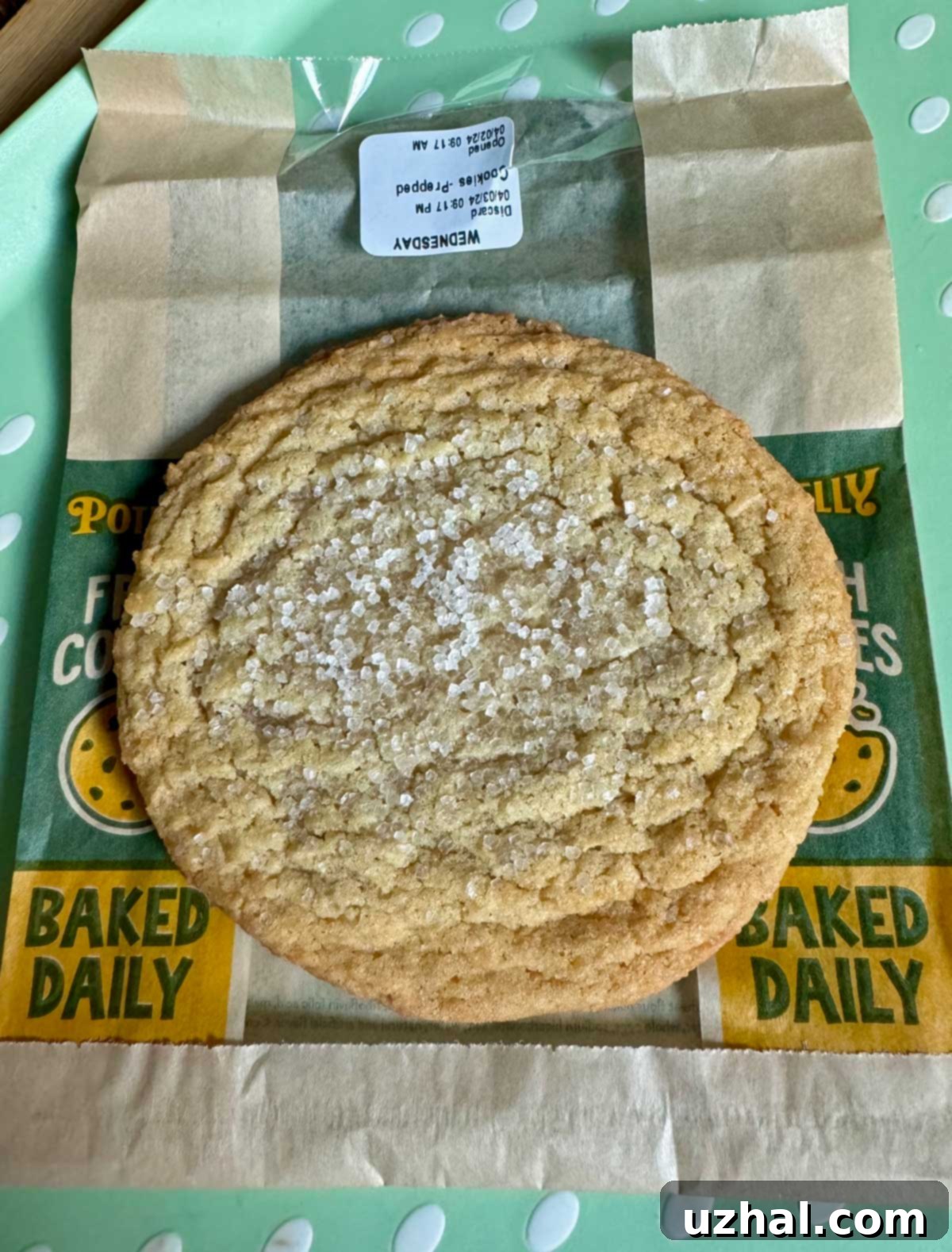 New Potbelly Sugar Cookie with clear sprinkles