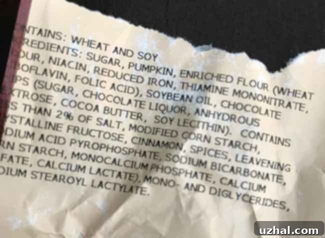 Kroger Pumpkin Chocolate Chip Cookies Bakery Ingredient List