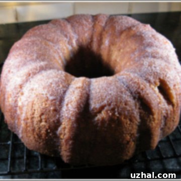 A delicious slice of Brown Sugar Bourbon Pound Cake with a glaze.