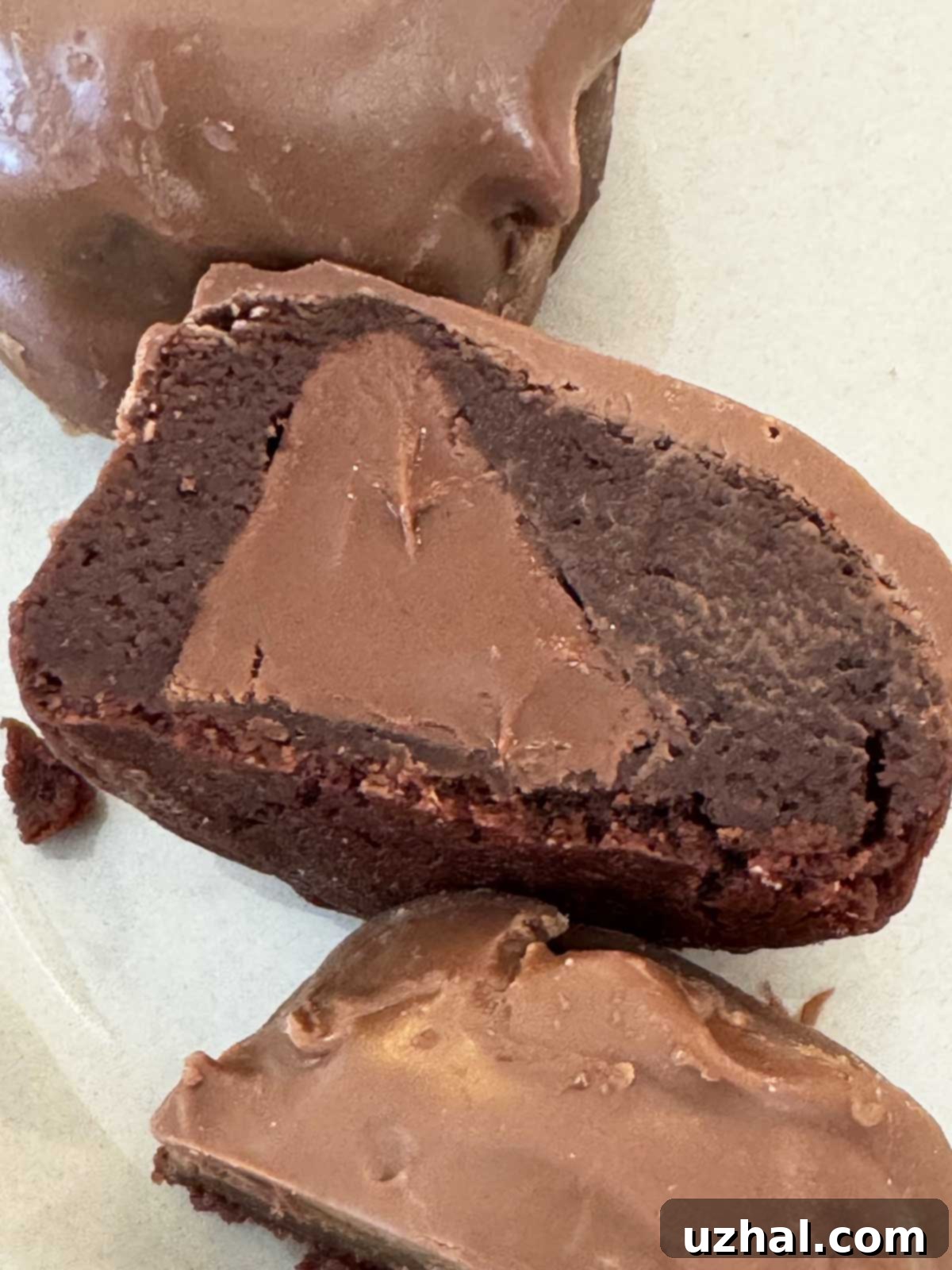 Inside Out Brownie Cookies or Fudge Bon Bons