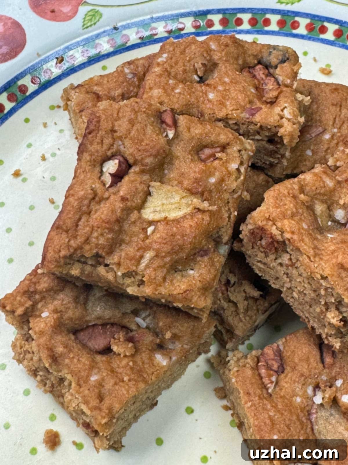 Low Carb Apple Bars