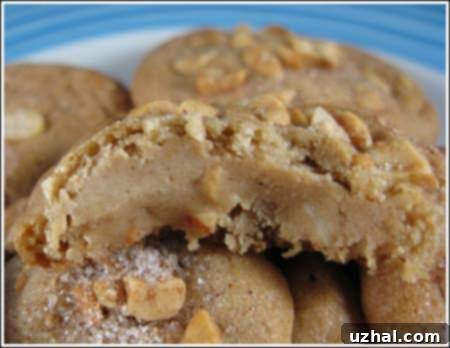 Million Dollar Cookie Cross-Section with Peanut Butter Filling