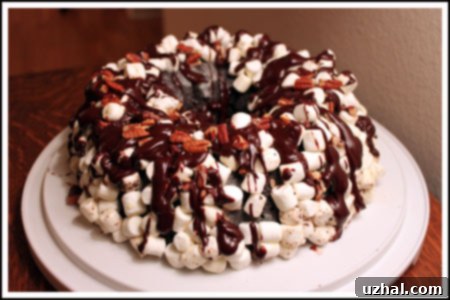 Chunky Rocky Road or Bumpy Highway Cake