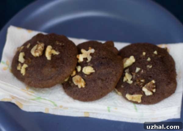 gluten free double chocolate cookies