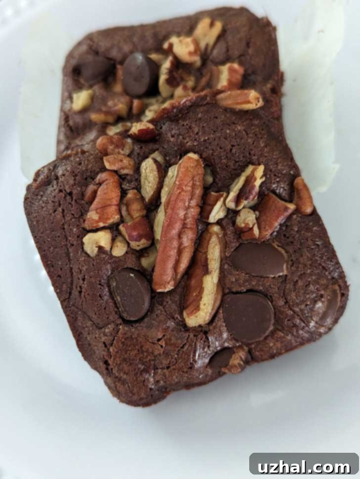 Mini Bar Pan Brownies - perfectly portioned and fudgy