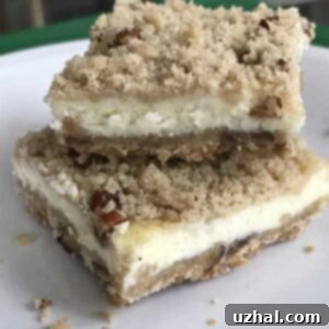 Easy Small Batch Cheesecake Bars 4 Small Batch Brown Sugar Shortbread Cheesecake Bars baked in an 8-inch square pan.