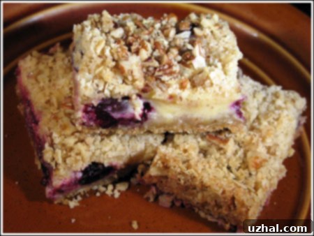 Creamy Lemon Blueberry Bars with a perfect golden crust