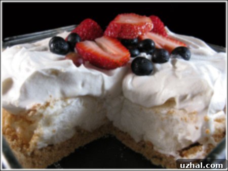 meringue berry dessert
