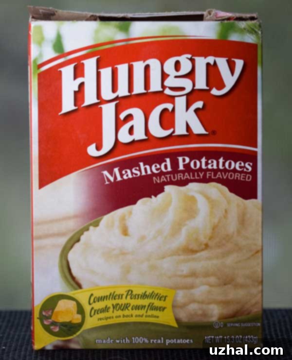 Hungry Jack Potato Flake Buckeyes, a delicious no-bake treat.