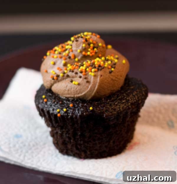 Mousse-Topped Cupcake