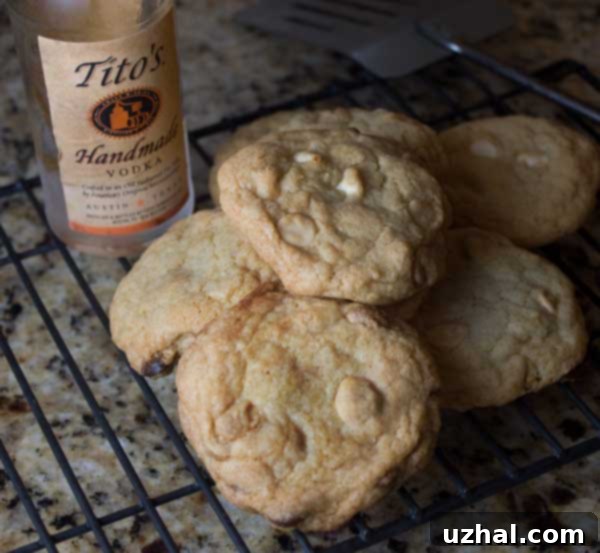 Vodka-Kissed White Chip Cookies 2 Vodka Cookies