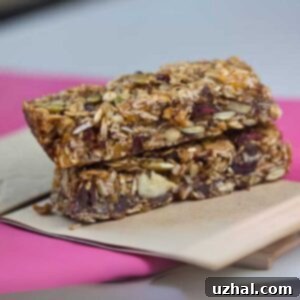 Chewy Walnut Granola Bars recipe without eggs or peanut butter, featuring walnuts, oats, and dried apricots.
