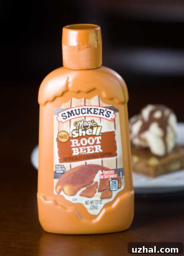 Root Beer Magic Shell