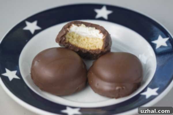 Homemade Mocha Flavored Marshmallow Cookies, elegantly presented