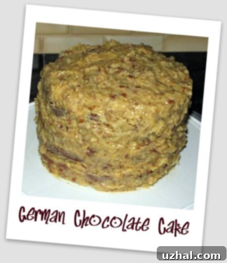 German Chocolate Cake recipe from Dallas.