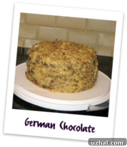 German Chocolate Cake recipe from the Dallas news.