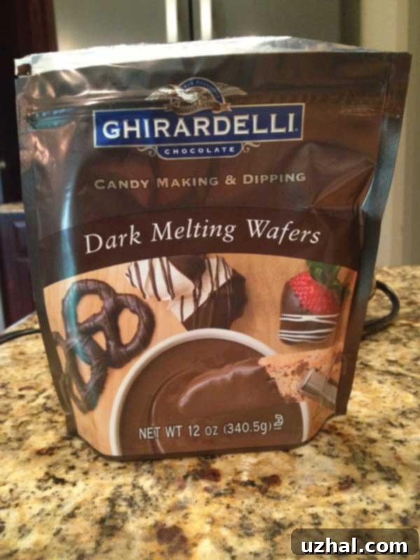 Ghirardelli Dark Chocolate Melting Wafers