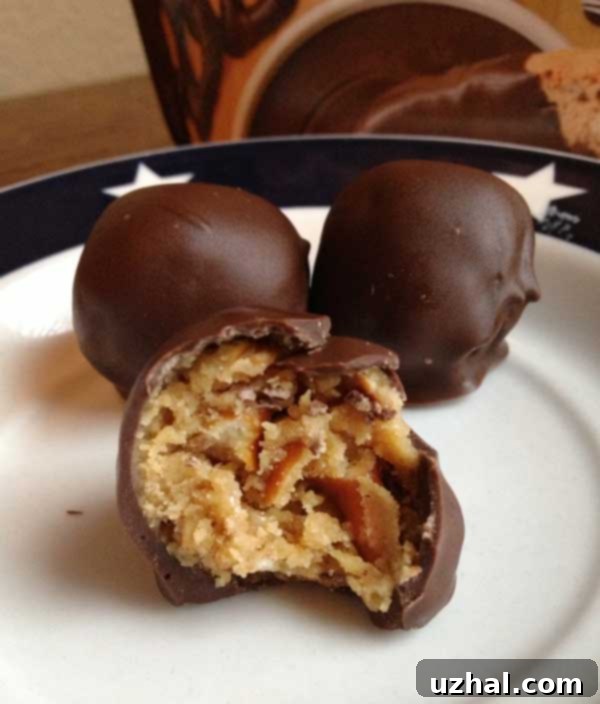 Peanut Butter Pretzel Truffle