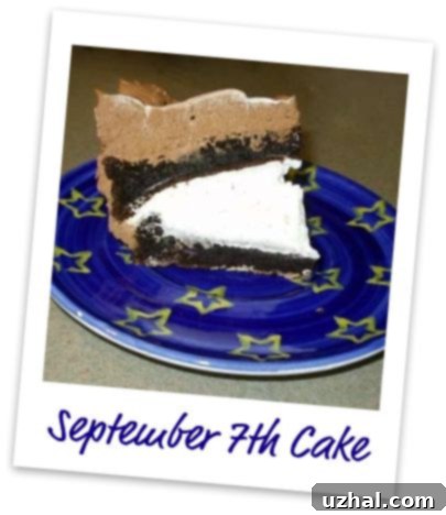 Process shot of September 7th Cake recipe preparation