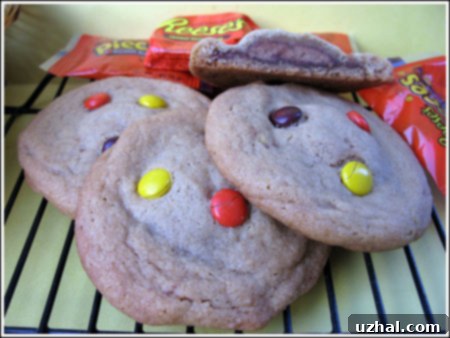 Reese\'s stuffed peanut butter cookies