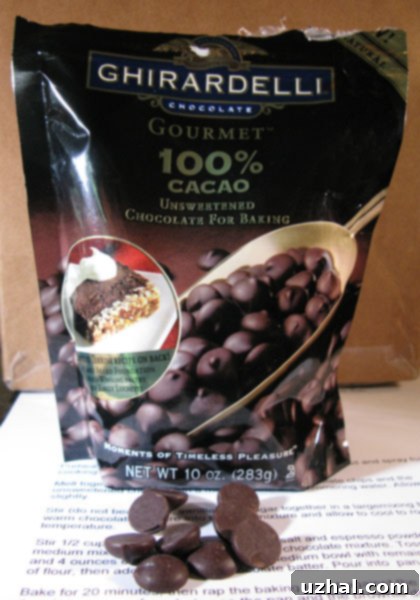 Ghirardelli unsweetened chocolate chips