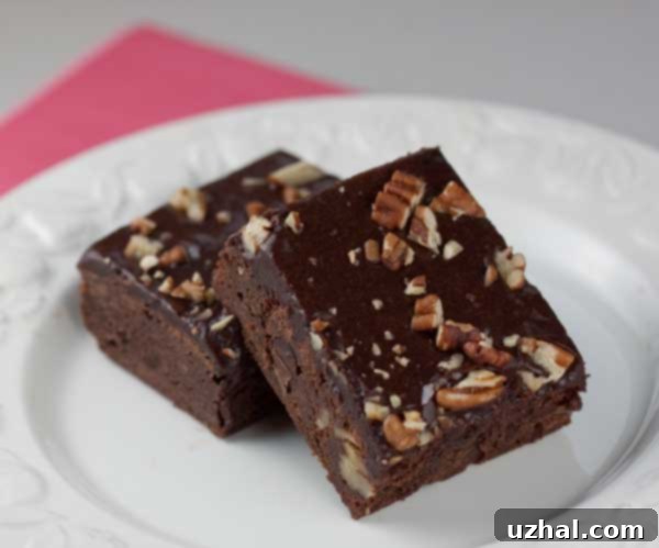 iced fudge brownie