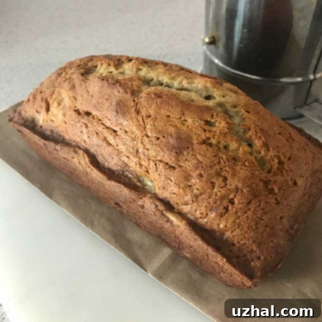 Beth's Banana Bread, a delicious homemade treat perfect for breakfast or a snack.