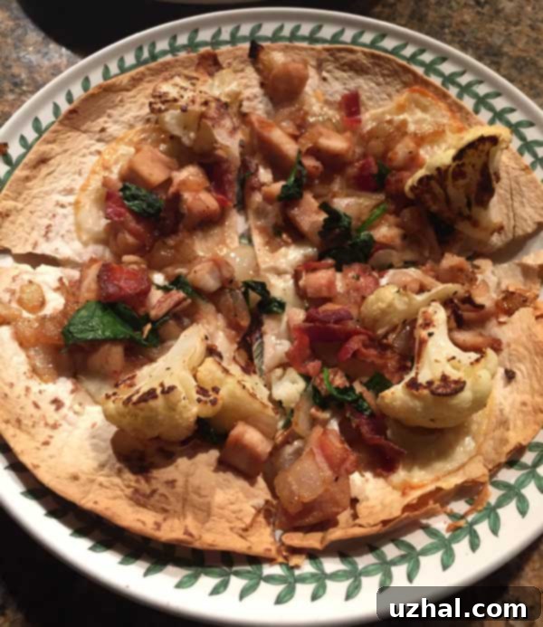 Gouda Chicken Pizza with Caramelized Onions