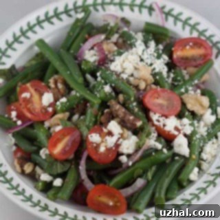 Green Bean, Feta, and Walnut Salad