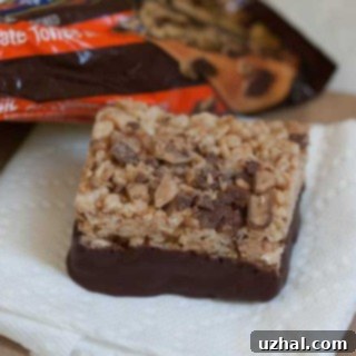 toffee rice krispies treats
