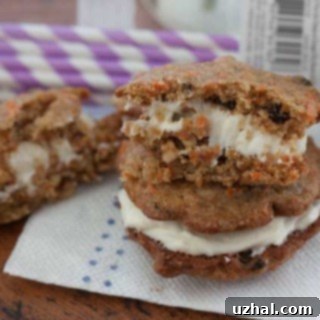 Delightful Carrot Cake Sandwich Cookies
