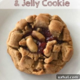 Peanut Butter and Jelly Cookies, a classic comfort food treat