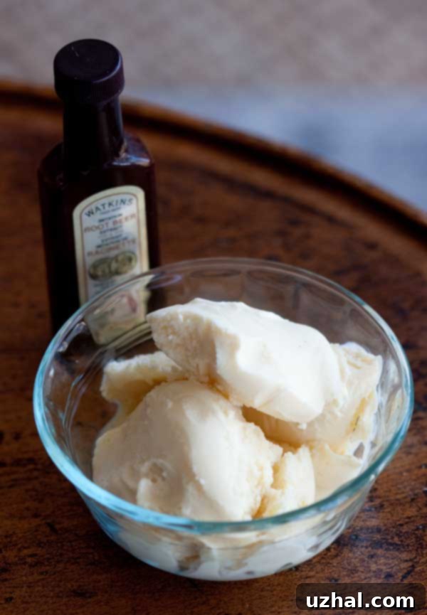 root beer gelato