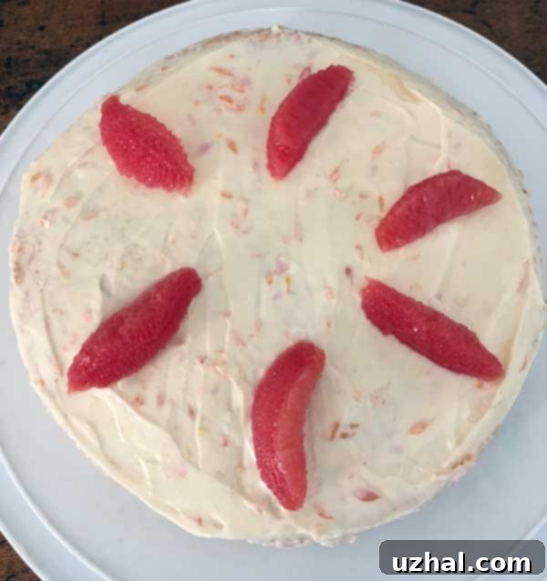 Disney Brown Derby grapefruit cake