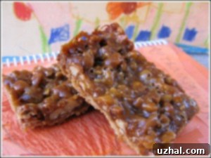 Honey Pecan Bars close-up