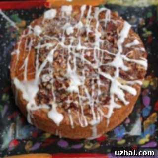 Cowboy Coffee Cake, a delicious buttermilk spice cake with streusel