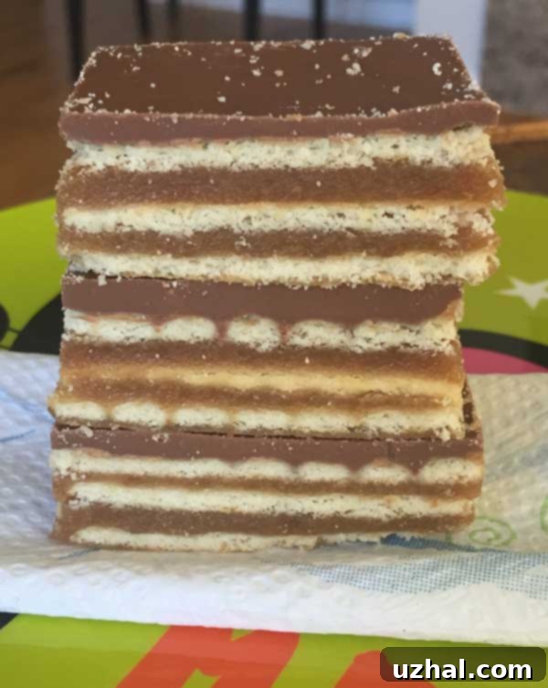 Club Cracker Bar Recipe, a popular no-bake alternative to Kit Kat bars