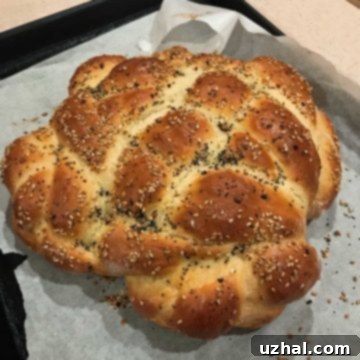 Challah for Bread Pudding, a beautiful braided loaf