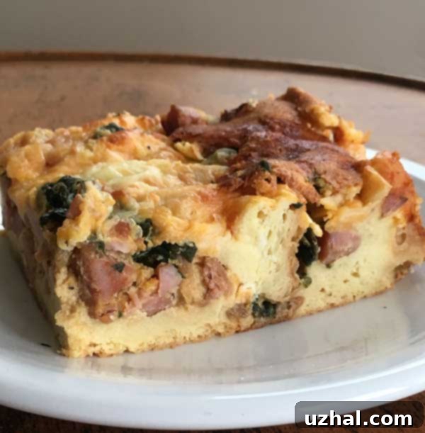 ham and cheese breakfast bake