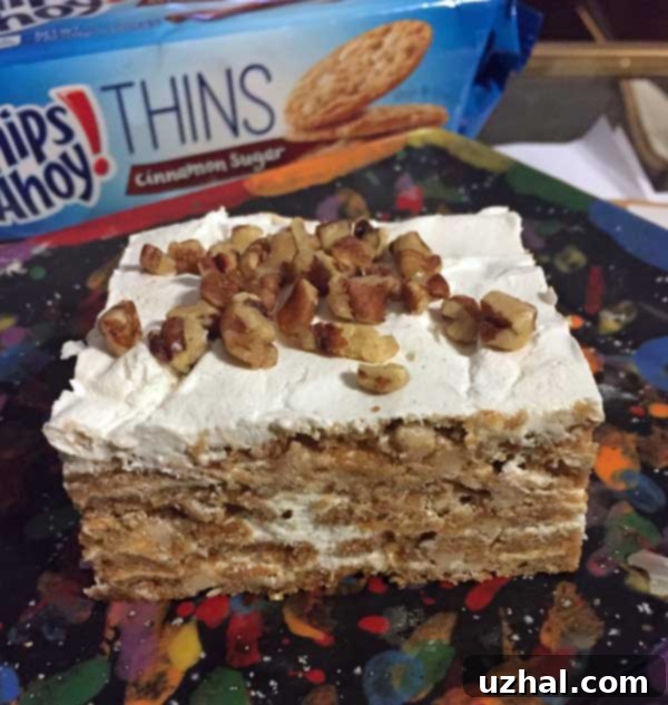 Chips Ahoy Icebox Cake