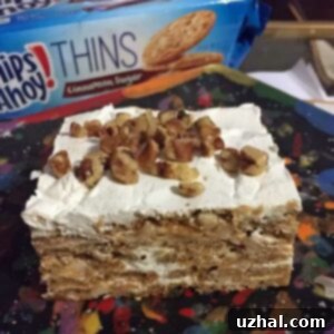 Chips Ahoy Thins Icebox Cake