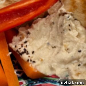 Cottage Cheese Hummus picture showing texture